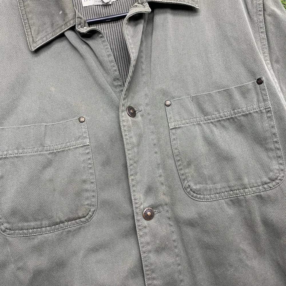 Vintage Banana Republic Jacket Mens XS Extra Small Green Chore Barn Utility Coat